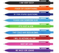 1/9/18 pezzi Penne a con testo divertente, regalo per il ritorno a scuola per studenti e insegnanti, premi scolastici, forniture scolastiche e da ufficio, regalo per insegnanti, studenti, colleghi, ci
