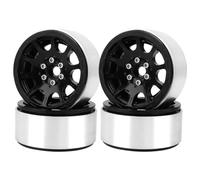 1.9-2.2 Beadlock In Metallo Per SCX10 Per TRX4/6 Per Wraith 1/10 Ricambio | Parti aggiornamento RC cerchi metallo riducono resistenza rotolamento fissaggio dado sui sentieri