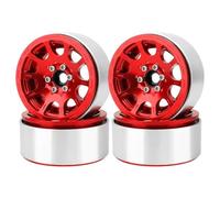 1.9-2.2 Beadlock In Metallo Per SCX10 Per TRX4/6 Per Wraith 1/10 Ricambio | Parti aggiornamento RC cerchi metallo riducono resistenza rotolamento fissaggio dado sui sentieri