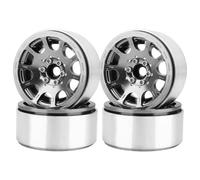 1.9-2.2 Beadlock In Metallo Per SCX10 Per TRX4/6 Per Wraith 1/10 Ricambio | Parti aggiornamento RC cerchi metallo riducono resistenza rotolamento fissaggio dado sui sentieri