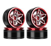 1.9 Beadlock Cerchione 5 Razze Alluminio Per Axial Per SCX10 Per TRX4 Per TRX6 VS4-10 1/10 RC Crawler Car Aggiornamenti Componenti Ricambi RC