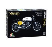 Norton Manx 500cc Motorbike Plastic Kit 1:9 Model ITALERI