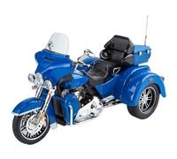 1: 9 Per Il Modello Di Motocicletta Da Turismo A Tre Ruote Da Crociera Pressofusa In Lega CVO Tri Glide(Blue)