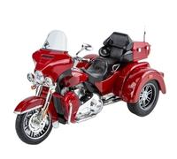 1: 9 Per Il Modello Di Motocicletta Da Turismo A Tre Ruote Da Crociera Pressofusa In Lega CVO Tri Glide(Red)