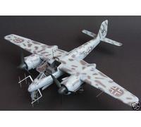 1/9 Scala Tedesco Ww-Ii Focke Wulf TA-154 Moskito Plans, Motivo, Instruc 70ws