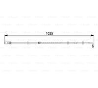 1 987 473 026 BOSCH Contatto segnalazione, Usura past. freno/mat. d'attrito per