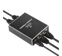 1 A 2/34 Ethernet Splitter Adattatore Ad Alta Velocità 1000Mbps Splitter Per Rete Efficiente Di Più Dispositivi Nero