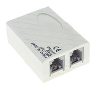 1 a 2 RJ11 6P2C Femmina Presa Telefono Modem ADSL Splitter Filtro