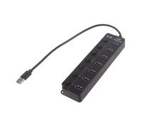 1 A 7 Porte USB3.0 Hub Multi Porta USB Hub Ad Alta Velocità USB Extender Convertitore Efficiente Per Computer E Ufficio Usare Hub USB Per Più Dispositivi