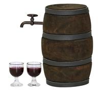 1 Accessori per case per bambole a 12 scala, Mini Accessori per case per bambole con barretto di birra con rubinetto e bicchieri da vino, miniatura fai -da -te per la decorazione, miniature 1 12 scal
