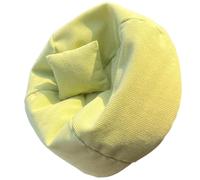 1. Accogliente divano per bambole da 15 a 17 cm, set di cuscini in peluche decorativo, accessorio creativo per case delle bambole e decorazione del divano