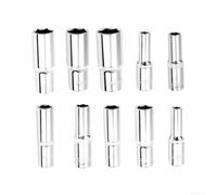 1 adattatore a bussola esagonale profondo da 30,5 cm, 832 mm, per chiave a bussola, con coppia elevata e finitura cromata (27 mm)