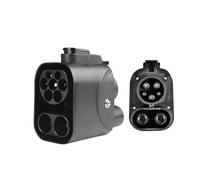 1 adattatore CCS2-CCS1 dal caricabatterie CCS2 al caricabatterie for veicoli CCS1 EV CCS2-CCS1 Adattatore for ricarica rapida CC Ev(Fit for BMW i3 Model)