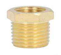 1 adattatore connettore per tubo in ottone, con diverse dimensioni di filettatura NPT, tra cui 1/8NPT, 1/4NPT, 3/8NPT, 1/2NPT, 3/4NPT (3/8NPT-1/4NPT)