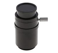 1 adattatore CTV CCD C-mount per microscopio stereo Trinoculare Videocamere
