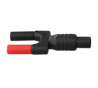 1 adattatore da BNC femmina a doppia banana per sonde per oscilloscopio, compatibile con multimetri digitali e attrezzi da laboratorio