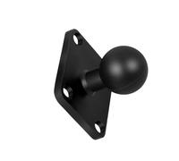 1" Adattatore di Montaggio a Sfera, Base di Testa a Sfera da 1 Pollice in Alluminio, Supporto di Testa a Sfera con Base Quadrata, RAM Base di Montaggio, Ball Mount Base Adapter per Bicicletta/Moto/GPS