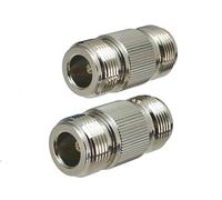 1 adattatore for connettore N a N maschio e jack femmina, splitter a T e terminali for cavi convertitore coassiale RF ad angolo retto(N F to N F)