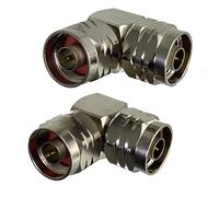 1 adattatore for connettore N a N maschio e jack femmina, splitter a T e terminali for cavi convertitore coassiale RF ad angolo retto(N M to N M Ra)