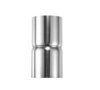 1 adattatore for riduttore di tubo di scarico, connettore adattatore for tubo di scarico, tubo riduttore in acciaio inossidabile(66x66mm)