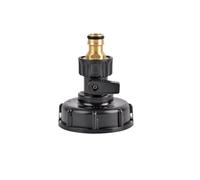 1 Adattatore for Rubinetto IBC con Filettatura S60x6, Raccordo for Tubo da Giardino in Ottone, connettore rapido for Serbatoio d'Acqua da 1000 Litri(B)