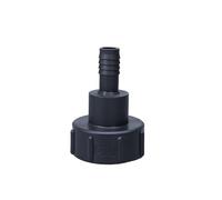 1 adattatore for serbatoio IBC da 1000 litri, filettatura grossa da 60 mm, raccordo for rubinetto, raccordo for serbatoio dell'acqua for giunti di scarico dell'acqua del giardino domestico(25mm)