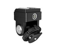 1. Adattatore hot shoe rotante a 180° con porta di sincronizzazione PC e estensione in altezza per l'ottimizzazione dell'illuminazione DSLR staffa regolabile