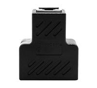 1 adattatore splitter per cavo di rete LAN Ethernet da 1 a 2 vie