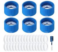 1. Adattatori per filtro dell'acqua in silicone da 28 mm W/10 guarnizioni a tenuta stagna per sistemi di escursionismo all'aperto e campeggio adattatori per il backflush per l'acqua