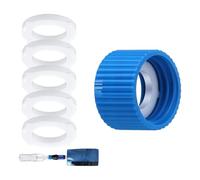 1. Adattatori per filtro dell'acqua in silicone da 28 mm W/10 guarnizioni a tenuta stagna per sistemi di escursionismo all'aperto e campeggio adattatori per il backflush per l'acqua