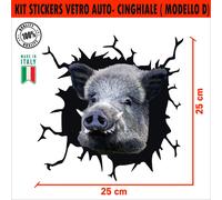 1 Adesivo Auto Cinghiale PVC Autoadesivo Vinile Vetro decal scegli Modello 2111