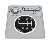 1 Adesivo per leva del cambio a 6 marce, in silicone, diametro = 40 mm, 1 pezzo