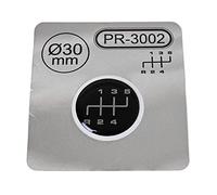 1 adesivo per leva del cambio, diametro = 30 mm, 5 marce, in silicone, Schema 2