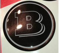 1 Adesivo Resinato Sticker 3D Smart 120 mm Nero Bianco