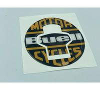 1 Adesivo Resinato TAPPO SERBATOIO MOTOR BUELL-MOTOR BUELL TANK CAP STICKER