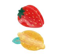 1 Ago Per Capelli Alla Fragola E 1 Ago Per Capelli Al Limone, Capelli Dolci, Accessori Per Capelli Creativi E Divertenti, Decorazioni Per Acconciature.