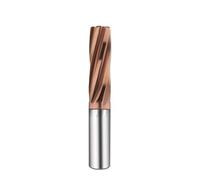 1 alesatore a mandrino rivestito H7, alesatore a spirale in metallo duro da 6-20 mm, acciaio temprato HRC65, 6 taglienti, punta da trapano in acciaio al tungsteno(8x100x150mm)