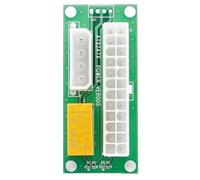 1 alimentatore ATX Molex da 24 pin a 4 pin, scheda di estensione sincrono, adattatore doppio for alimentatore