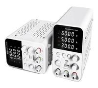 1 alimentatore CC regolabile 30 V 10 A 60 V 5 A Fonte di alimentazione da banco da laboratorio Alimentatore stabilizzato Regolatore di tensione Interruttore 110-220 V(Dark Grey)