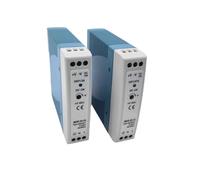 1 alimentatore di rete MDR 20 Watt 12 V 24 V industriale switching guida DIN tipo MDR20W-24 V SMPS per luce LED (24 V)