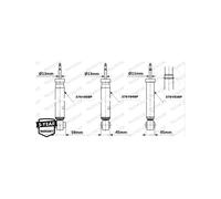 1 Ammortizzatore Posteriore Per Seat Leon Skoda IV Octavia III MONROE