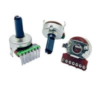 1 amplificatore di potenza for altoparlanti for computer, manopola del potenziometro for la regolazione del volume, 7 pin, lunghezza 'albero B50K 16 mm