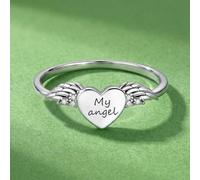 1 anello ad ala d'angelo da donna accessori temperamentali e versatili da donna abbinati decorazione gioielli raffinati per la vita quotidiana Incontri Decor