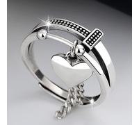 1 anello da donna con ciondolo a cuore con nappa, caratterizzato da un design delicato per l'uso , Halloween, Natale, feste e riunioni nelle autunnali e invernali. per buoni