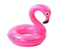 1 anello da nuoto, fenicottero gonfiabile, accessori di scena per piscina, decorazioni gonfiabili, giocattolo da piscina, boa ad anello per bambini (rosa)
