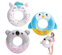 1 anello da nuoto gonfiabile, ciambella, 30" (76 cm), koala, foca, unicorno, ciambella, giocattolo gonfiabile, grande galleggiante, acqua per adulti, bambini, estate, piscina, spiaggia, feste