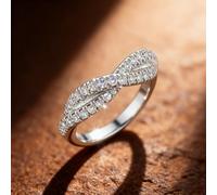 1 anello in corda intrecciata alla moda per donne per la vita quotidiana incontri decorazione per feste di fine anno