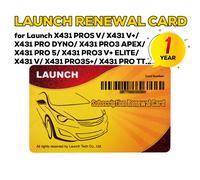 1 anno di servizio di aggiornamento software online per LAUNCH X431 V PRO3S+ V+