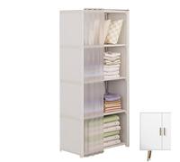 1 armadio in tessuto, portatile, resistente, organizer per vestiti, versatile, con rivestimento in tessuto non tessuto, per camera da letto, dormitorio, scuola, casa