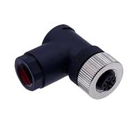 1 Articolo M12 Sensore connettore accoppiamento con filamento a vite(Angular male PG9 3P)